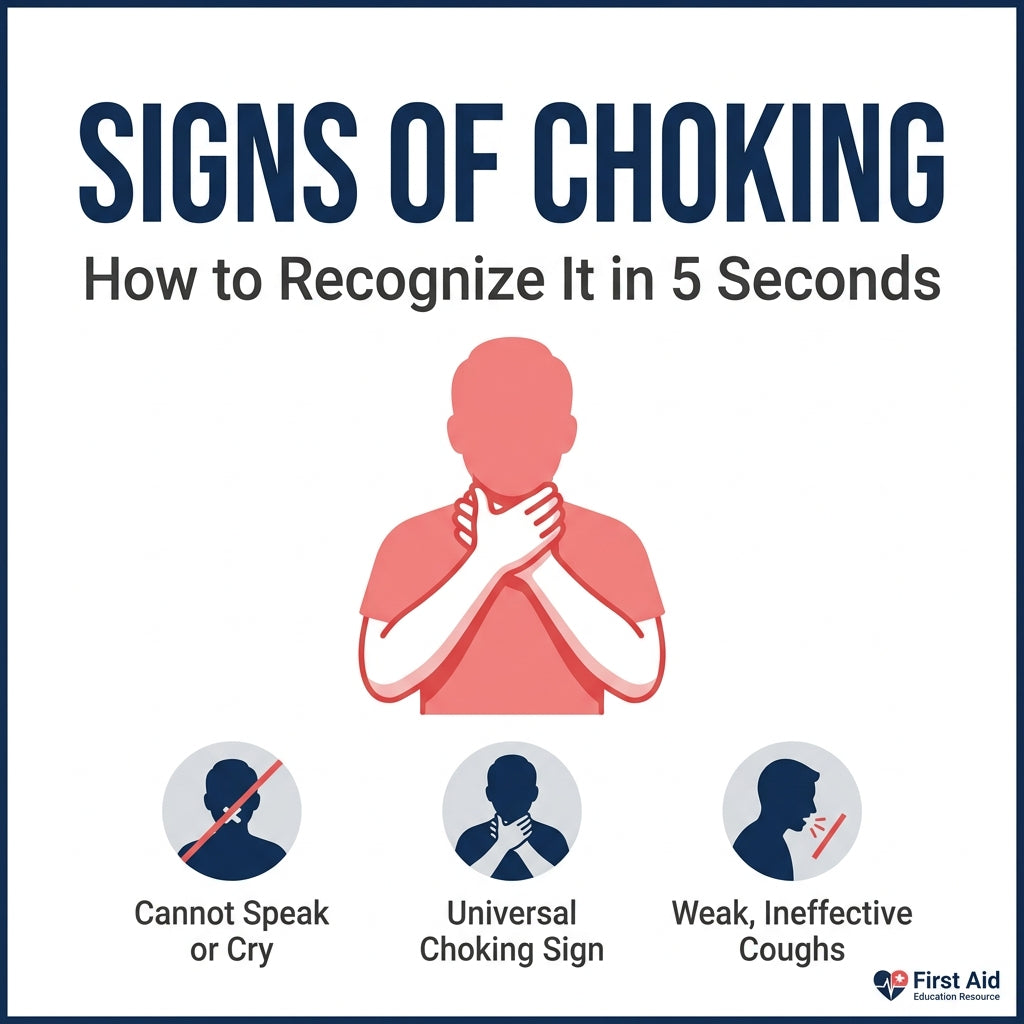 Signs of Choking: How to Recognize It in 5 Seconds (2026 Guide)