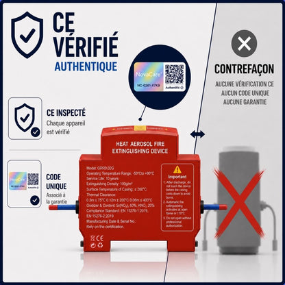 NovaCare™ Fire Guard — Dispositif automatique d’extinction d’incendie