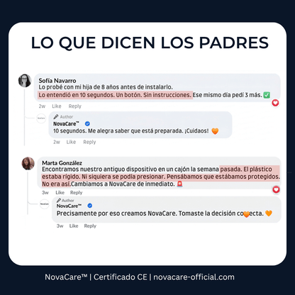 NovaCare™ Dispositivo Antiatragantamiento de Un Solo Botón