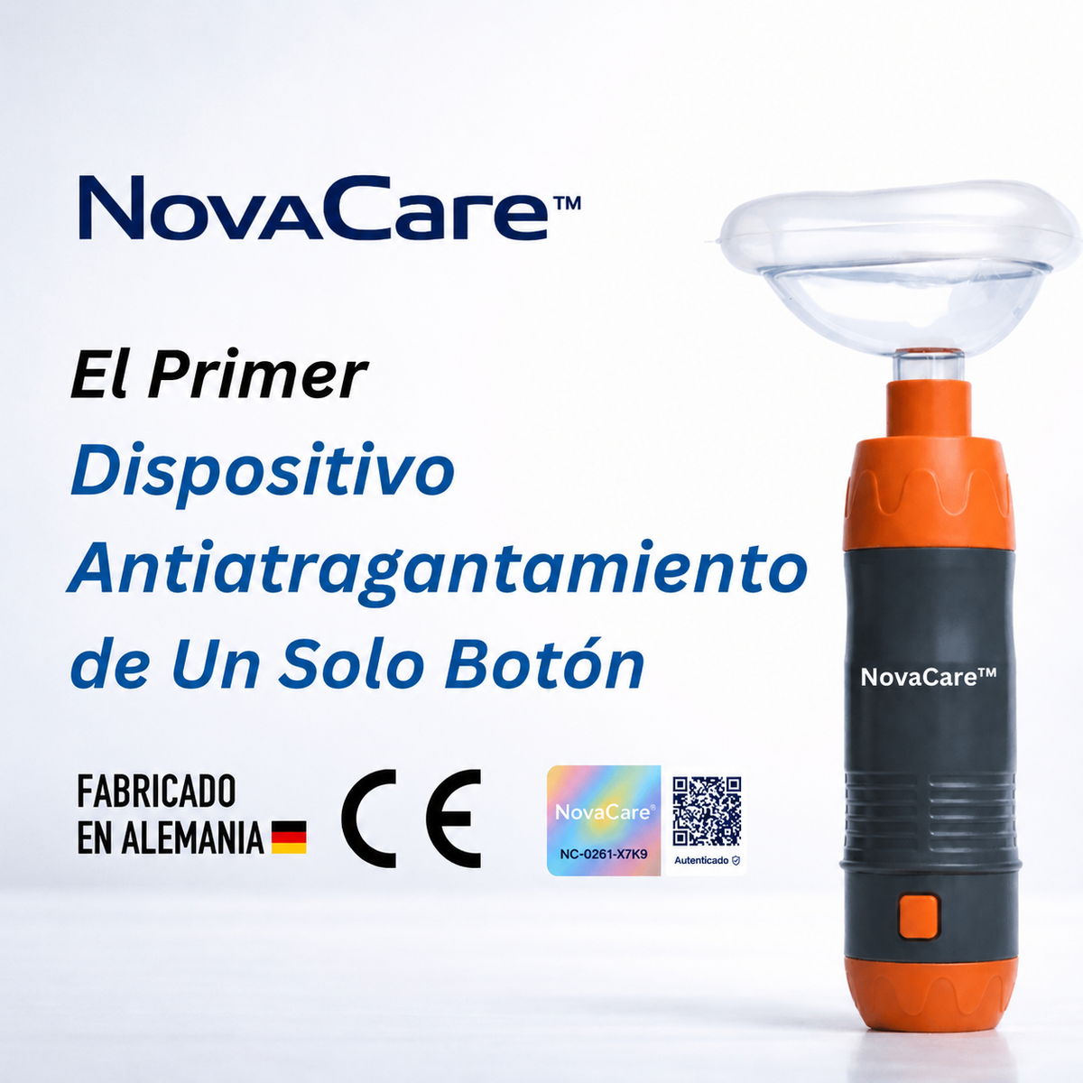 NovaCare™ Dispositivo Antiatragantamiento de Un Solo Botón