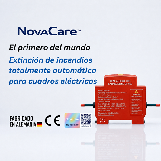 NovaCare™ Fire Guard — Dispositivo de Extinción Automática de Incendios